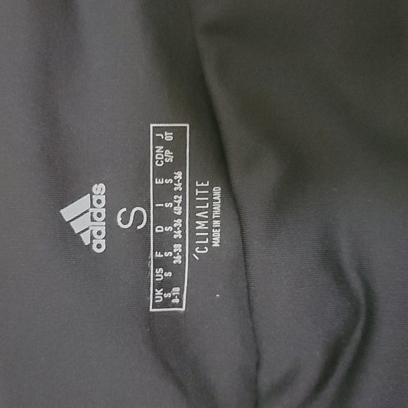 Adidas | Climalite Black Floral Embossed Leggings Size Small - Picture 6 of 6